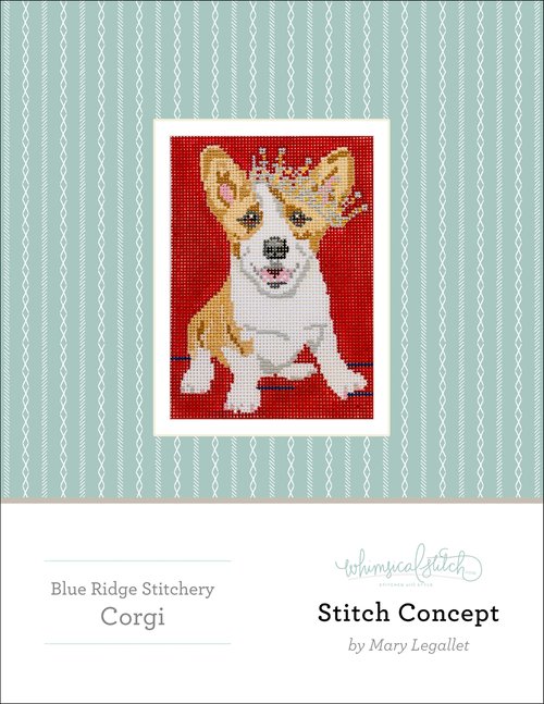 Corgi Queen - Stitch Concept