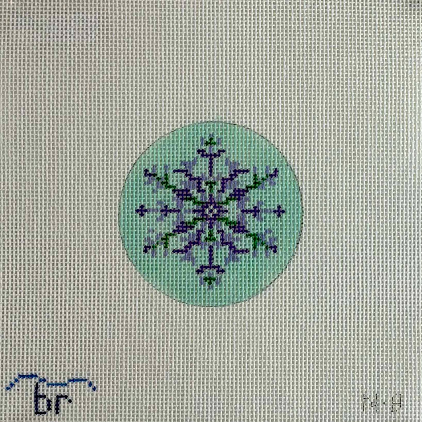Nordic Snowflake - Purple/Aqua