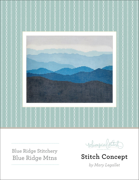 Blue Ridge Mountains - large - Stitch Concept