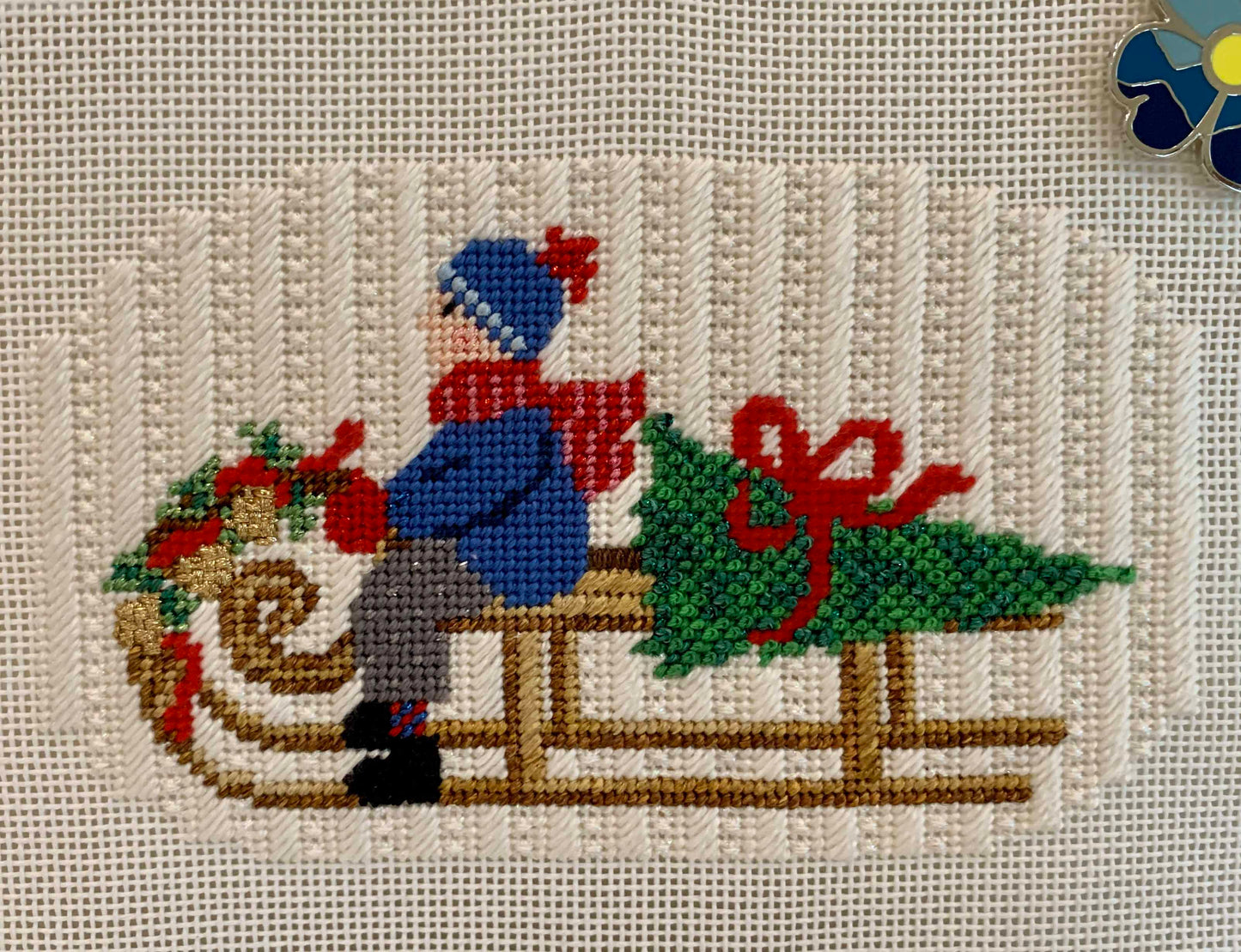 Festive Sled - Boy