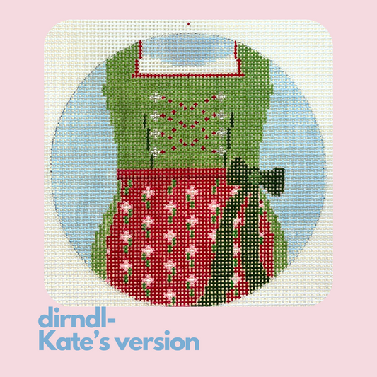 Dirndl - red/green (Kate's Version)