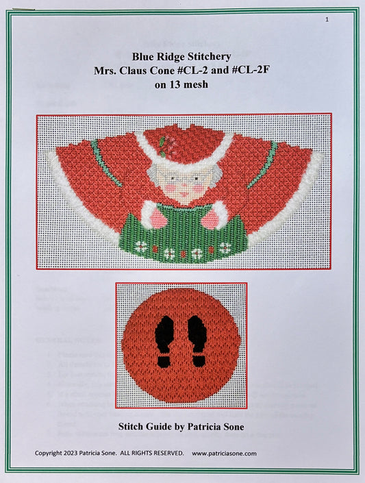 Cone: Mrs Claus Stitch Guide
