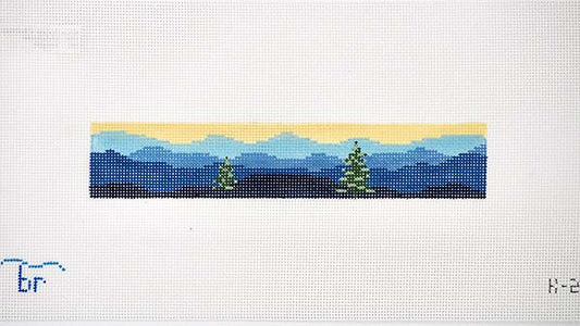 Blue Ridge Key Fob (with trees)