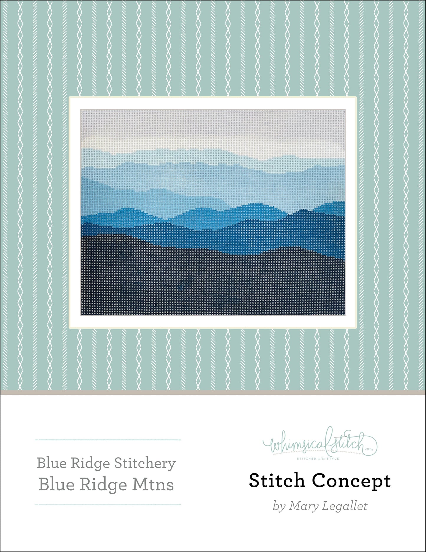 Blue Ridge Mountains - large - Stitch Concept