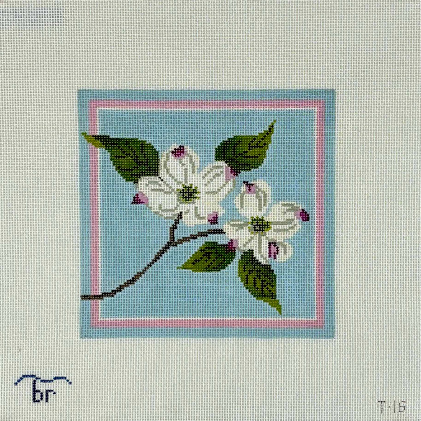 White Dogwood Blossom - 18 mesh